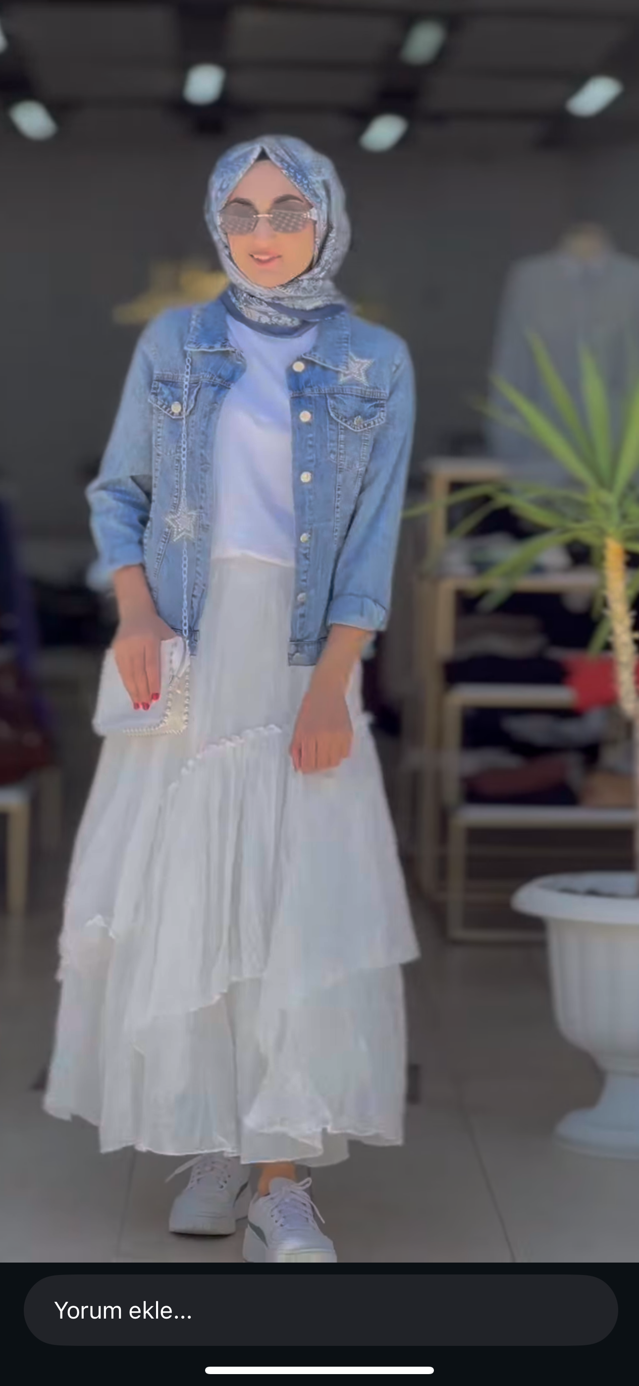 TAŞ DETAYLI KOT CEKET