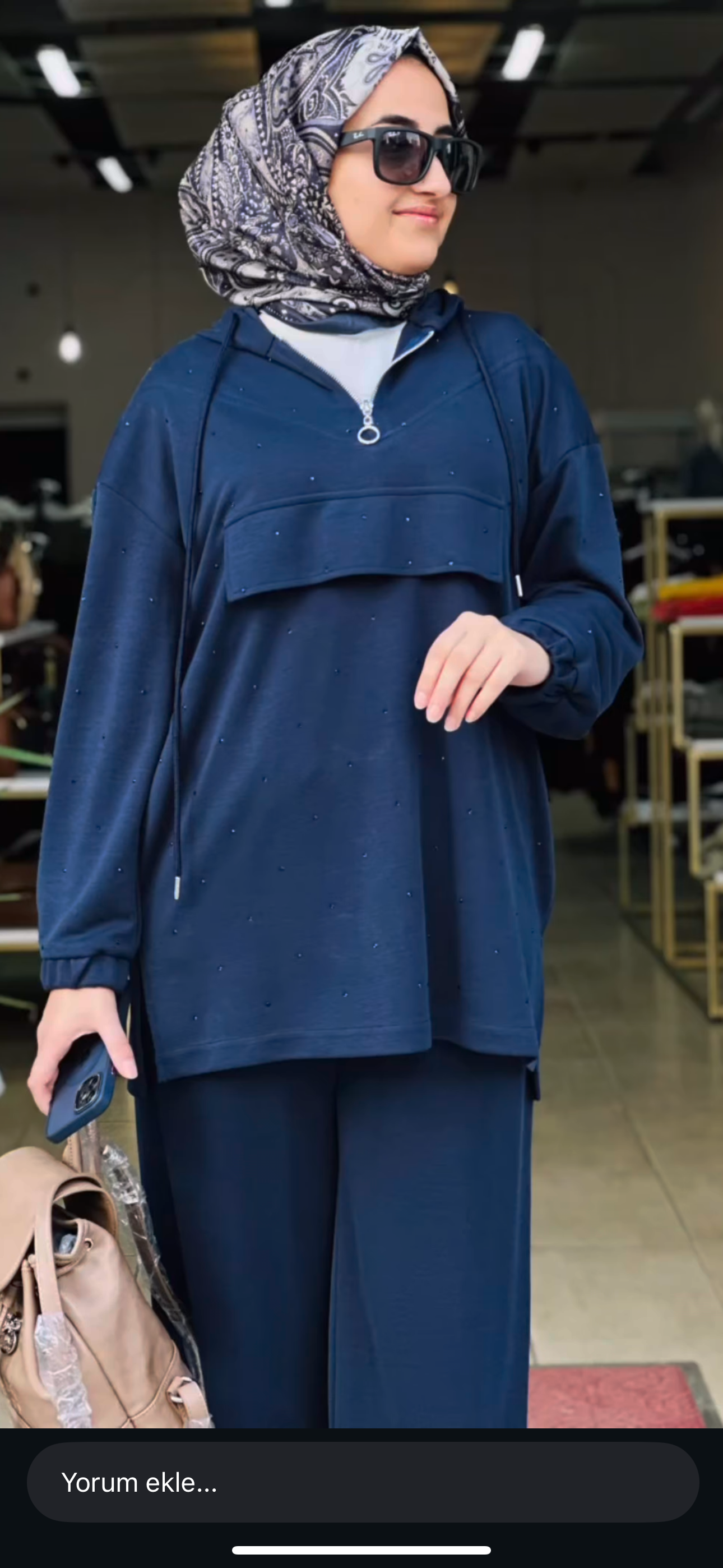 TAŞ DETAYLI SPOR ŞIK TAKIM