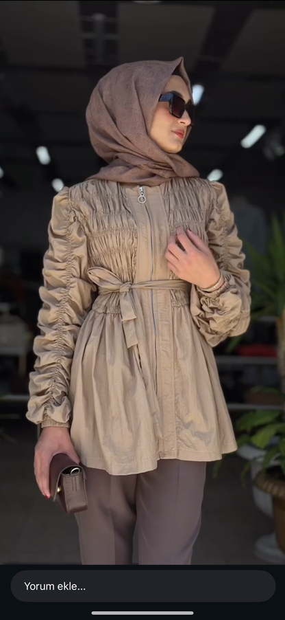 BÜZGÜ DETAYLI TUNİK