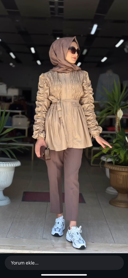 BÜZGÜ DETAYLI TUNİK