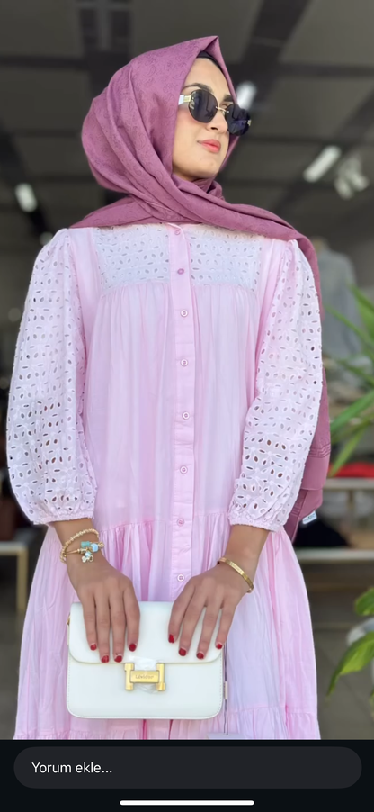 %100 PAMUK EYLÜL ELBİSE