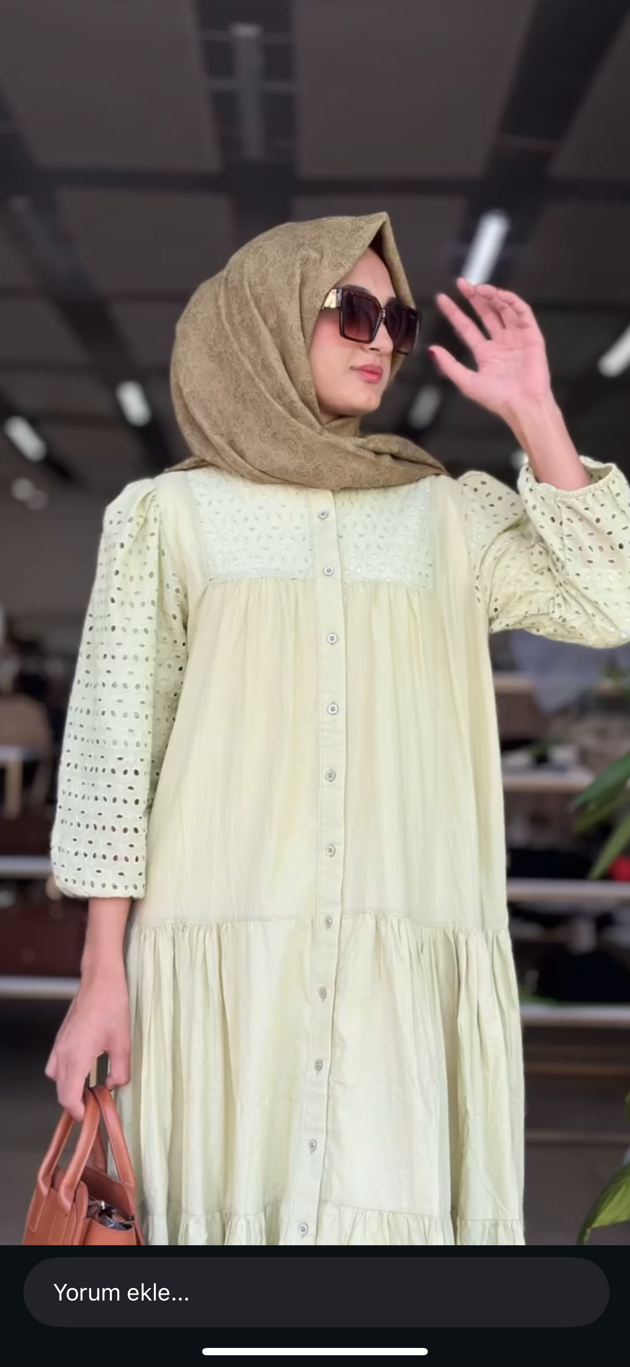 %100 pamuk elbise