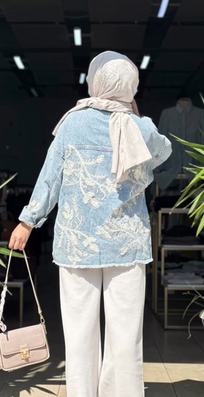 GÜPÜR DETAYLI KOT CEKET